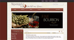 Desktop Screenshot of normansliquors.com